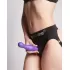Фиолетовая насадка Strap-On-Me Dildo Plug Curvy size L фиолетовый 