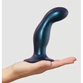 Темно-синяя насадка Strap-On-Me Dildo Plug Snaky size M темно-синий 