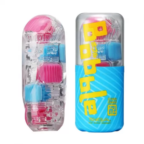 Мастурбатор Tenga Bobble Crazy Cubes прозрачный 