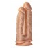 Телесный анально-вагинальный фаллоимитатор Double Penetrator - 19,5 см телесный 