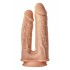 Телесный анально-вагинальный фаллоимитатор Double Penetrator - 19,5 см телесный 