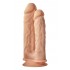 Телесный анально-вагинальный фаллоимитатор Double Penetrator - 19,5 см телесный 