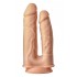 Телесный анально-вагинальный фаллоимитатор Double Penetrator - 19,5 см телесный 