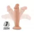 Телесный фаллоимитатор-реалистик 6 Inch Posable Dildo - 16,5 см телесный 