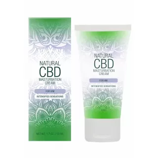 Крем для мастурбации для мужчин Natural CBD Masturbation Cream For Him - 50 мл  