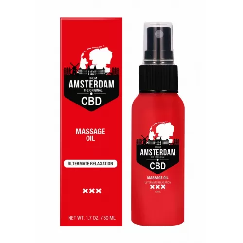 Стимулирующее массажное масло CBD from Amsterdam Massage Oil - 50 мл  