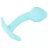 Голубая анальная втулка Mini Butt Plug - 7,1 см голубой 