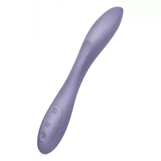 Сиреневый гибкий вибратор Satisfyer G-Spot Flex 2 - 19,5 см сиреневый 