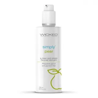 Гель-лубрикант на водной основе с ароматом груши Wicked Simply Pear - 120 мл  