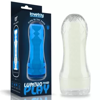 Светящийся в темноте мастурбатор Lumino Play Masturbator Pocketed прозрачный 