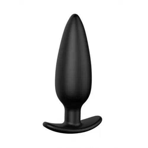 Черная анальная пробка №07 Self Penetrating Butt Plug - 12 см черный 