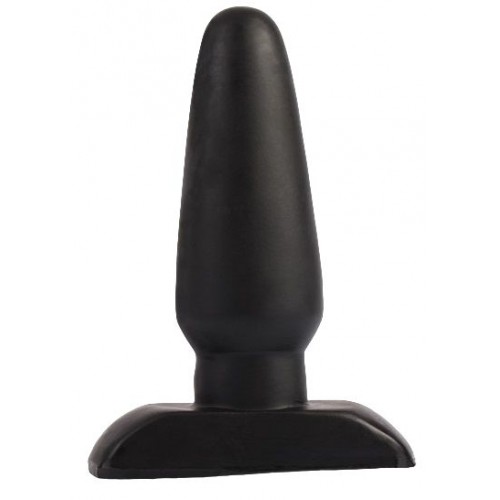 Черная анальная пробка Anal 4.6 Inch Anal Plug - 11,8 см черный 