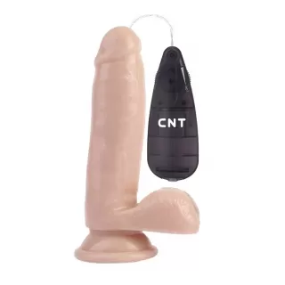 Телесный вибратор-реалистик 6.7 Stud Realistic Dildo - 17,5 см телесный 