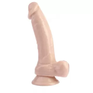 Телесный фаллоимитатор The Master Dildo - 22,5 см телесный 