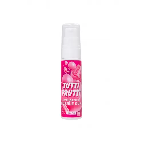 Интимный гель на водной основе Tutti-Frutti Bubble Gum - 30 гр  