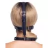 Черный намордник с кляпом-шаром Head Harness With A Gag черный 