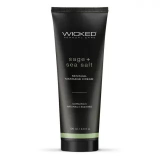 Массажный легкий крем WICKED Sage plus Sea Salt - 120 мл  