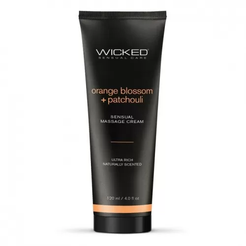 Массажный легкий крем WICKED Orange Blossom plus Patchouli - 120 мл  