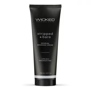 Массажный легкий крем WICKED Stripped plus Bare - 120 мл  