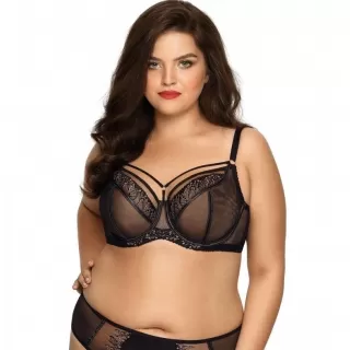 Бюстгальтер Rachel с чашками plus size черный 105E