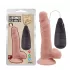 Телесный вибратор с мошонкой на присоске 7 Inch Beginners Dildo Vibrator - 18,6 см телесный 
