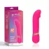 Розовый мини-вибратор с загнутой головкой Dildo Vibe - 11,7 см розовый 