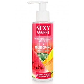 Молочко для тела с феромонами и ароматом дыни и арбуза Sexy Sweet Watermelon&Melon - 150 гр  