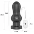 Черная анальная вибровтулка 7  King Sized Vibrating Anal Rammer - 18 см черный 