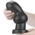 Черная анальная вибровтулка 7  King Sized Vibrating Anal Rammer - 18 см черный 