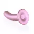Розовый фаллоимитатор Smooth G-Spot - 15 см розовый 