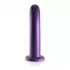 Фиолетовый фаллоимитатор Smooth G-Spot - 17,7 см фиолетовый 