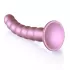 Розовый фаллоимитатор Beaded G-Spot - 21 см розовый 