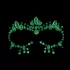 Декоративное украшение из камней Body Jewelry Stickers на клеевой основе  