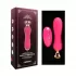 Розовый мини-вибратор Mini Vibrator с пультом ДУ - 12,5 см розовый 