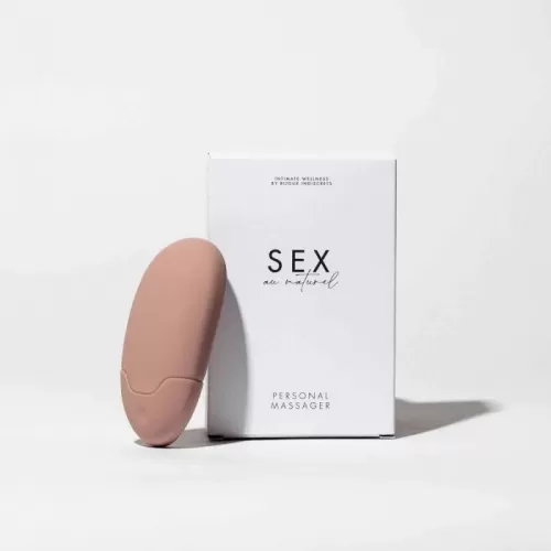 Компактный вибромассажер SEX au naturel Personal Massager пудровый 