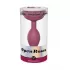 Сливовая анальная пробка с ограничителем-розой Open Rose Size M Butt Plug сливовый 