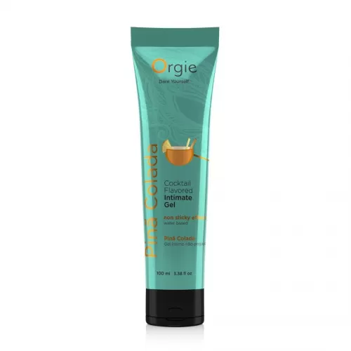 Съедобный интимный гель Orgie Lube Tube Cocktail Pina Colada - 100 мл  