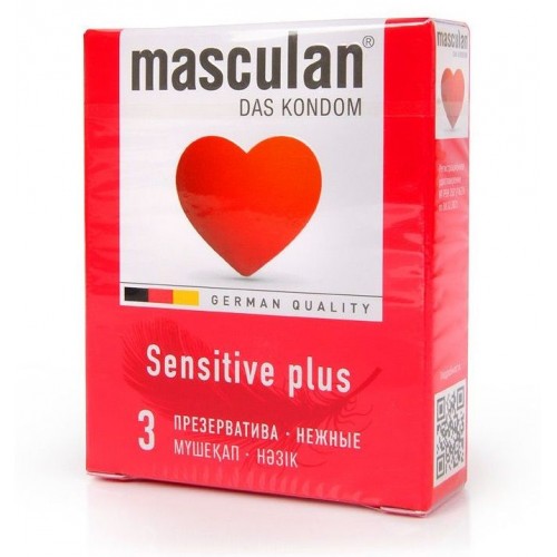 Презервативы Masculan Sensitive plus - 3 шт  