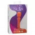 Оранжевый вибромассажер Stella Liquid Silicone Mini Massager - 14,5 см оранжевый 