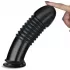 Черная анальная втулка 8 King Sized Anal Bumper - 22,5 см черный 