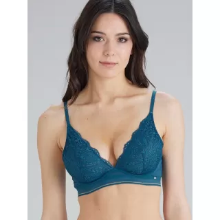 Бюстгальтер-триангул Geo Lace бирюзовый 36C