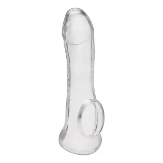 Прозрачная насадка на пенис Transparent Penis Enhancing Sleeve Extension - 15,9 см прозрачный 