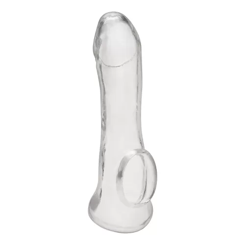 Прозрачная насадка на пенис Transparent Penis Enhancing Sleeve Extension - 15,9 см прозрачный 