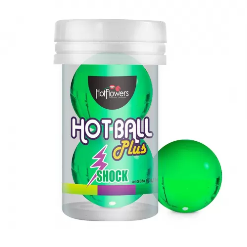 Лубрикант на силиконовой основе Hot Ball Plus с покалывающим эффектом (2 шарика по 3 гр  