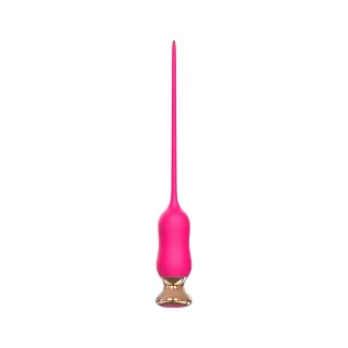 Розовый тонкий стимулятор Nipple Vibrator - 23 см розовый 