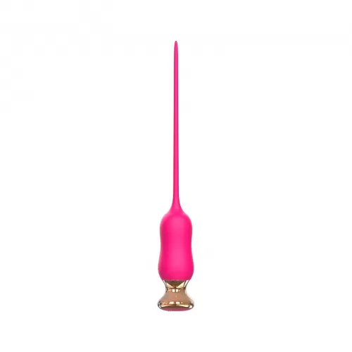 Розовый тонкий стимулятор Nipple Vibrator - 23 см розовый 