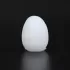 Рельефный мастурбатор EGG в зеленом футляре прозрачный 