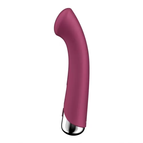 Сливовый вибратор для G-точки Spinning G-Spot 1 - 17 см сливовый 