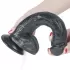 Черный фаллоимитатор-гигант с грушей 11 Squirt Extreme Dildo - 27,5 см черный 