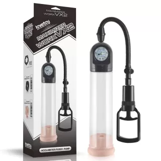 Вакуумная помпа с манометром Maximizer Worx VX2 Pussy Pump прозрачный 